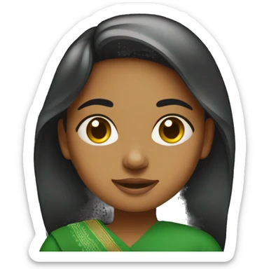 a bangladeshi girl sticker