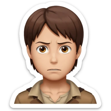 Eren Yeager from attack on titan sticker