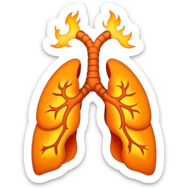 Minimal line-art ribcage, small fire in the center.
Symbol of inner fire / anxiety / passion.  sticker