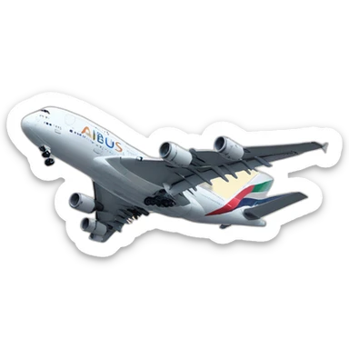 Airbus a380 sticker