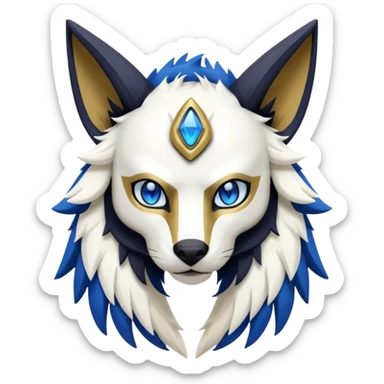 Anubis-Gatomon-Vernid-Protogen-Digimon-Fakémon-Pokémon-creature  sticker