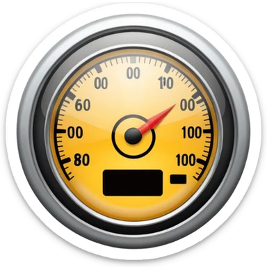 speedometer icon for site navigation sticker