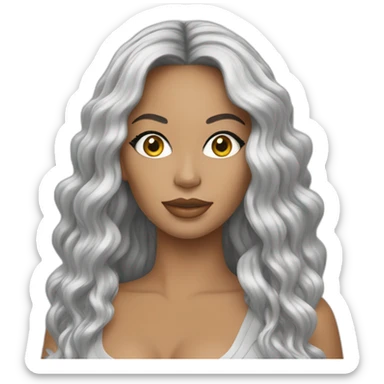 Beyoncé silver sticker