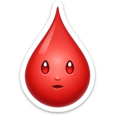 Gota de sangre sticker