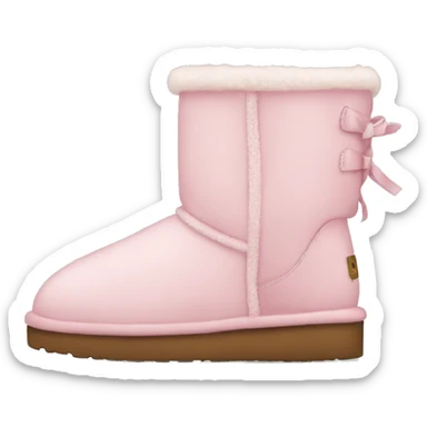 light pink uggs sticker