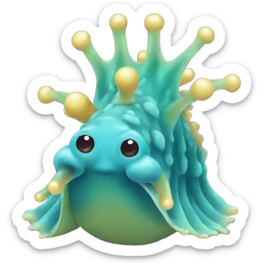 Sea slug sticker