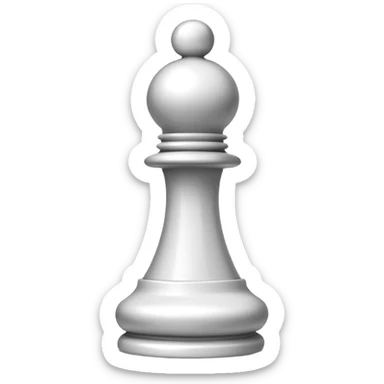 chess pawn sticker
