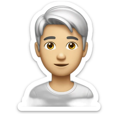 Yousoufcan peau blanche garçon 10 ans sticker