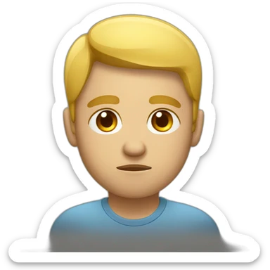 sad personal trainer sticker