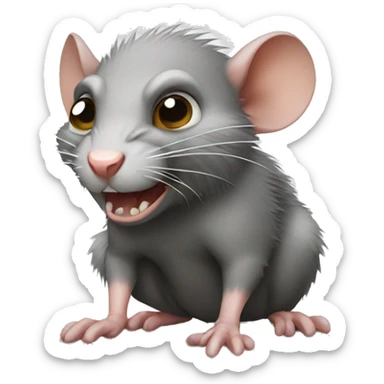 angry rats sticker
