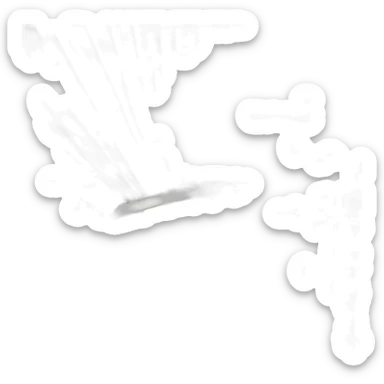 Stack of paint swatch cards sticker