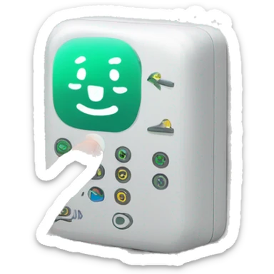 WhatsApp emoji hand control rc using aircond remote  sticker