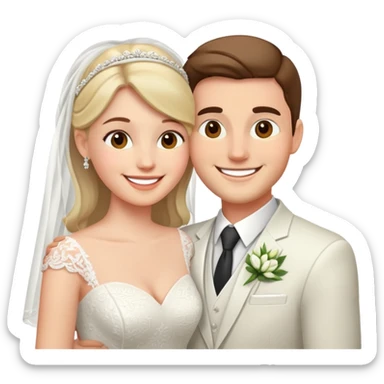Newlyweds sticker