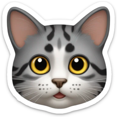 gato ornitorrinco sticker
