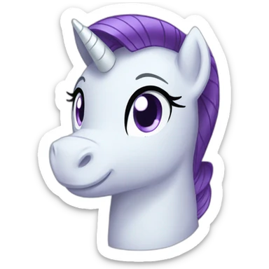 Rarity mlp sticker