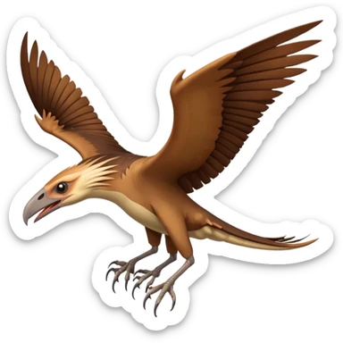 make a pterodactyl sticker