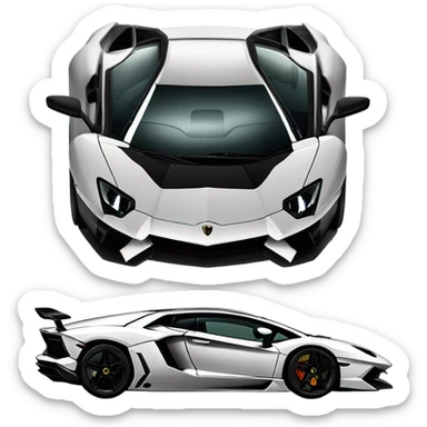 Lamborghini aventador svj sticker