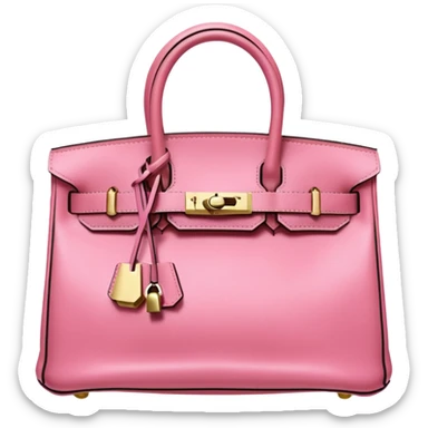 birkin bag pink ultra K sticker