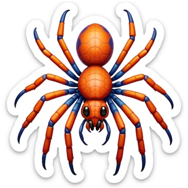 parrot tarantula sticker