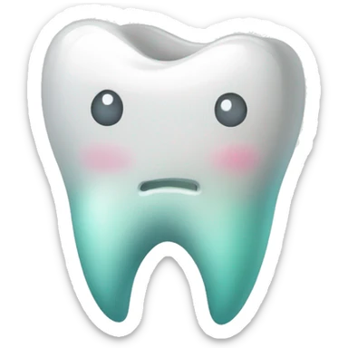Dental vectorial molar sticker