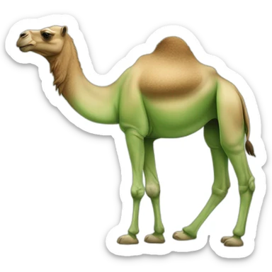 camel green The fast one  And mint Fresh sticker