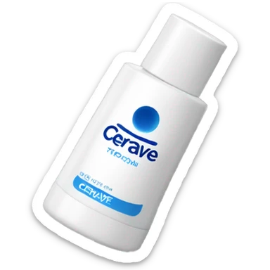 eye cream bottle with label cerave style  sticker