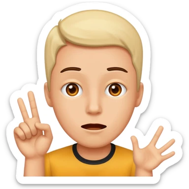 one person, exclamation mark, important to remember sticker