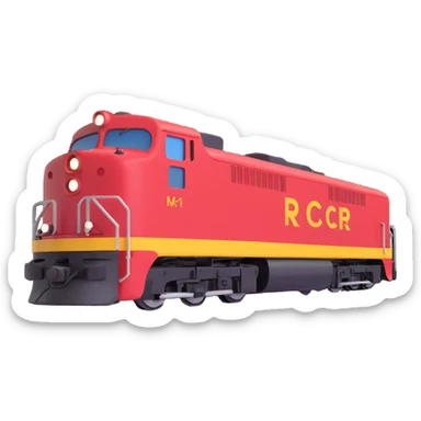 Pennsylvania railroad electric locomotive sticker