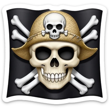 Can u create a emoji thats the straw hats flag of one piece sticker