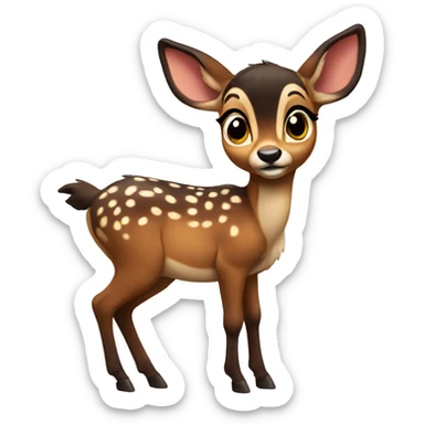 A Bambi  sticker