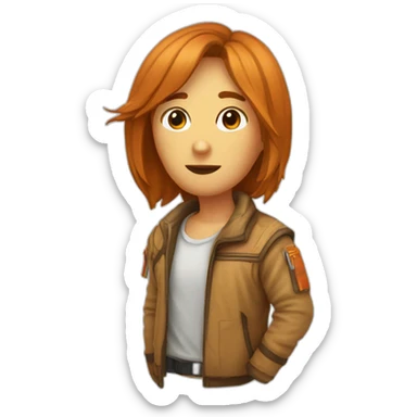 Seul sur mars sticker