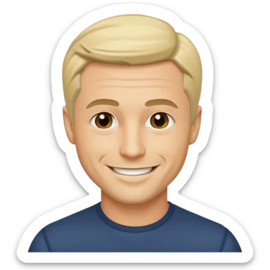 Freddie Prinze Jr, blonde hair, sticker