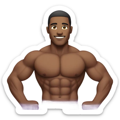 Lean healthy dude sticker