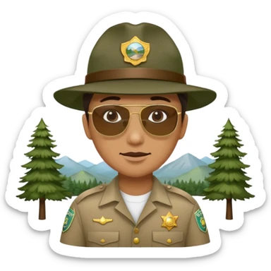 Park ranger sticker