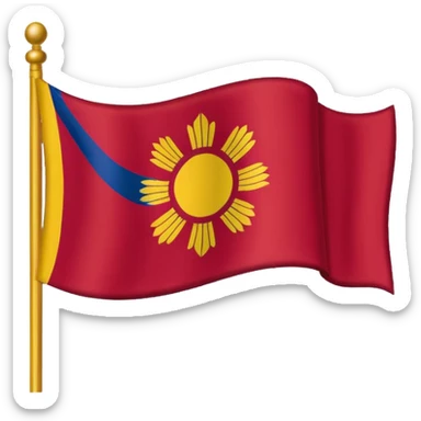 Tibet map flag sticker
