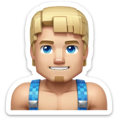 Minecraft Steve character sticker