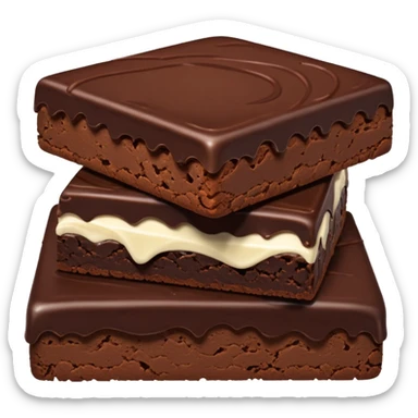 chocolate fugde brownies  sticker
