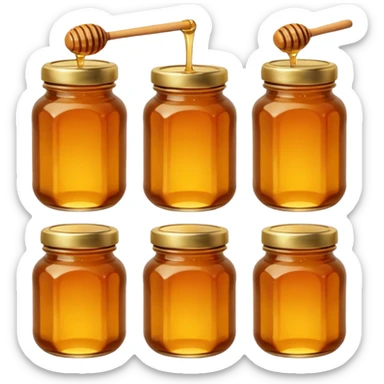Artisan Honey Jars sticker