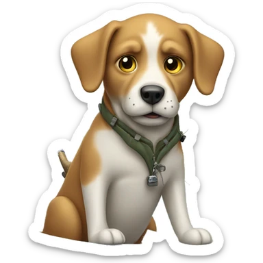 Dog gone fishing sticker