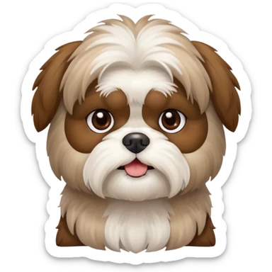 Shih tzu highland terrior sticker