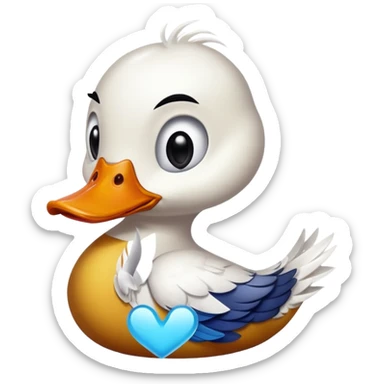 🦆+👀+💔 sticker