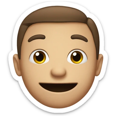 raised eyebrow with thumbs up  sticker