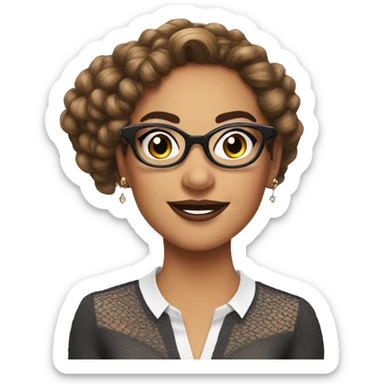 Tessa Francis Netting is an actress, YouTuber, host, and all around geek. She began her professional career donning a tutu onstage in the Original Broadway round glasses sticker