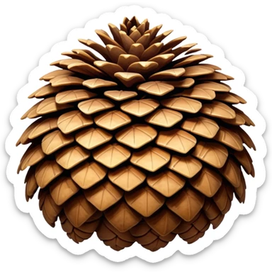 pinecone sticker