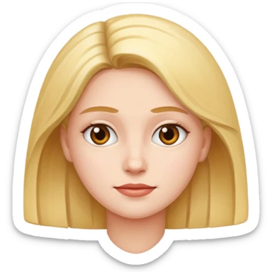 Angela While sticker