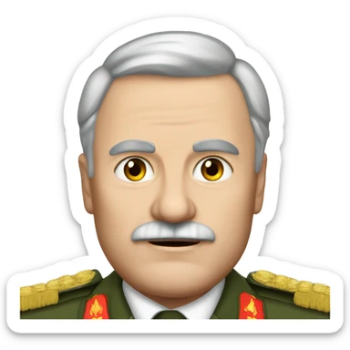 viktor khrenin minister of defense of belarus sticker