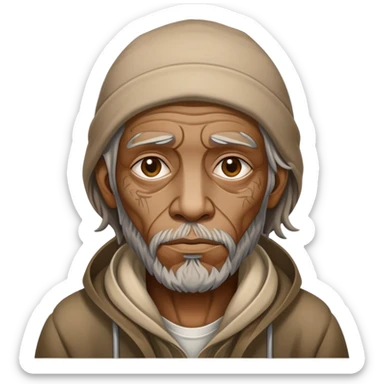 Fuleren alatropic modification as a homeless man sticker