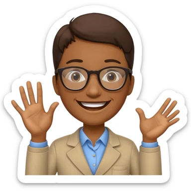 Ich bin Deutschlehrer und sehr begeistert, zu unterrichten sticker