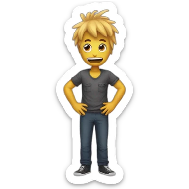 Don't hug me I'm scared sticker