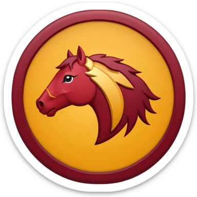 Brisbane Broncos logo sticker